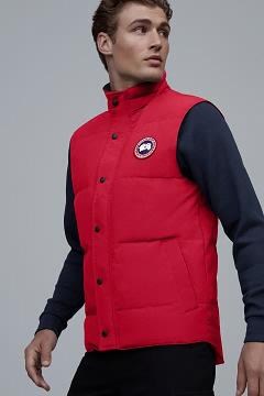 Chamarras Canada Goose Hombre México - Garson Chalecos Rojos FP6735182